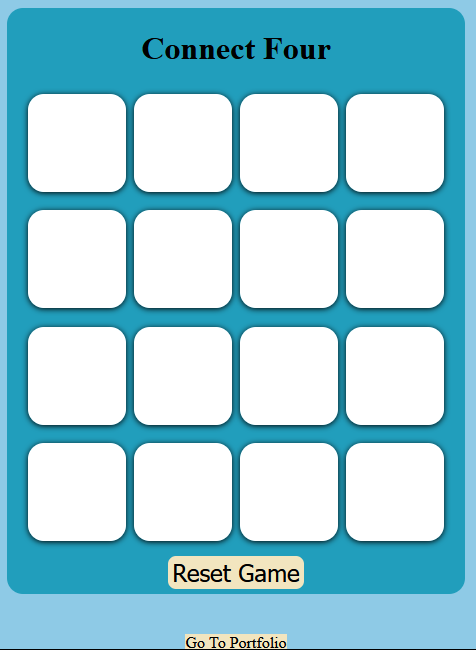 Connect Four Game Snapshot